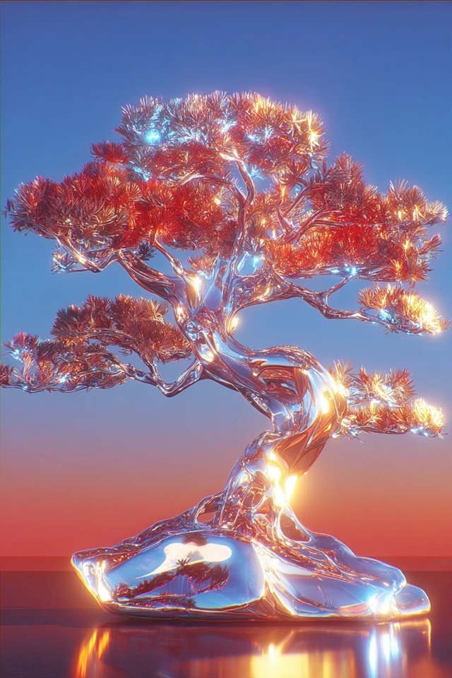 Neon Chrome Radiance - Image 5