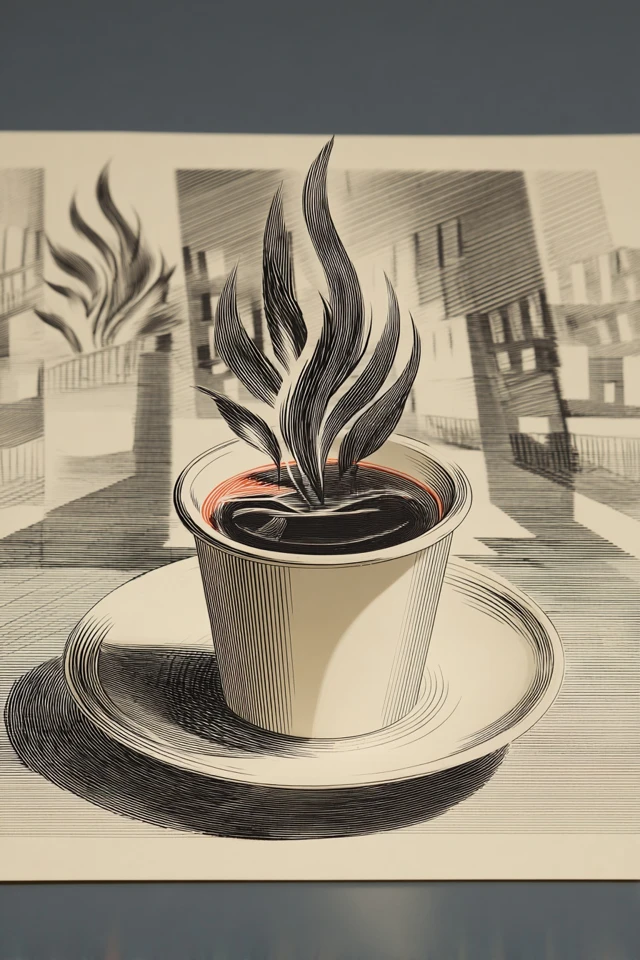 Precision in Line: Woodcut Art Collection - Image 4