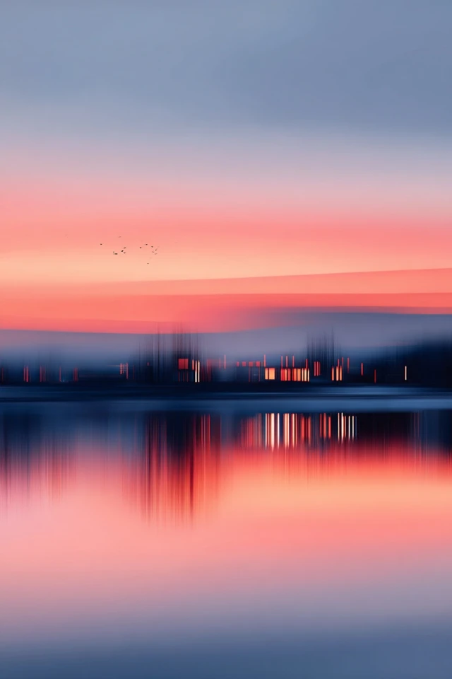 Ethereal Sunset Blur - Image 2