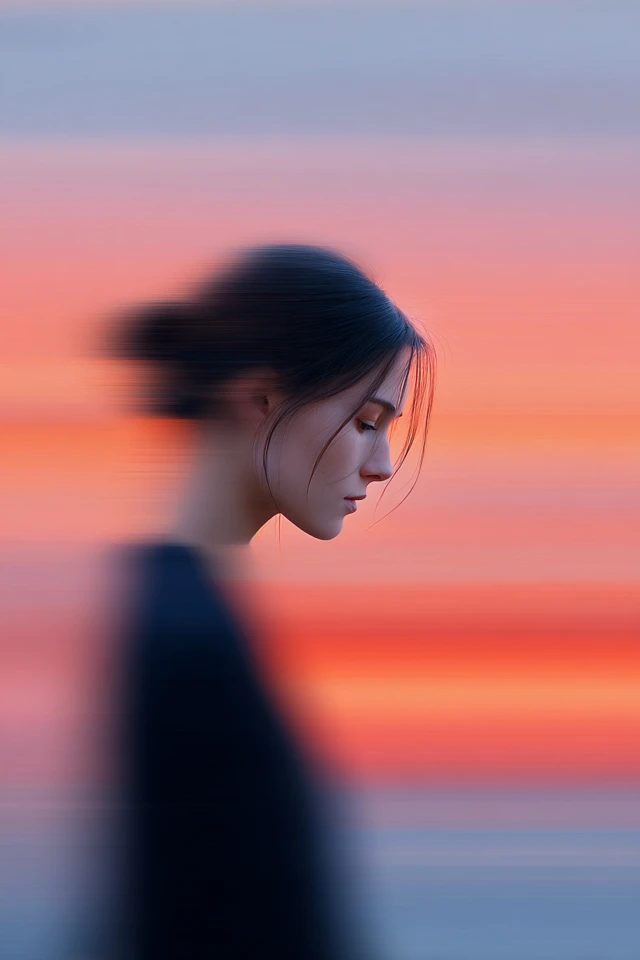 Ethereal Sunset Blur