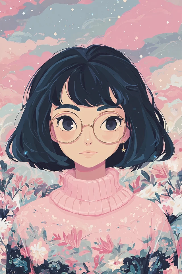 Dreamy Pastel Aesthetic Collage - Image 1