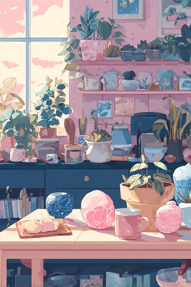 Dreamy Pastel Aesthetic Collage - Image 3