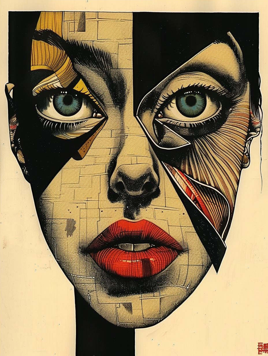Neo-Noir Pop Art Collage - Image 4