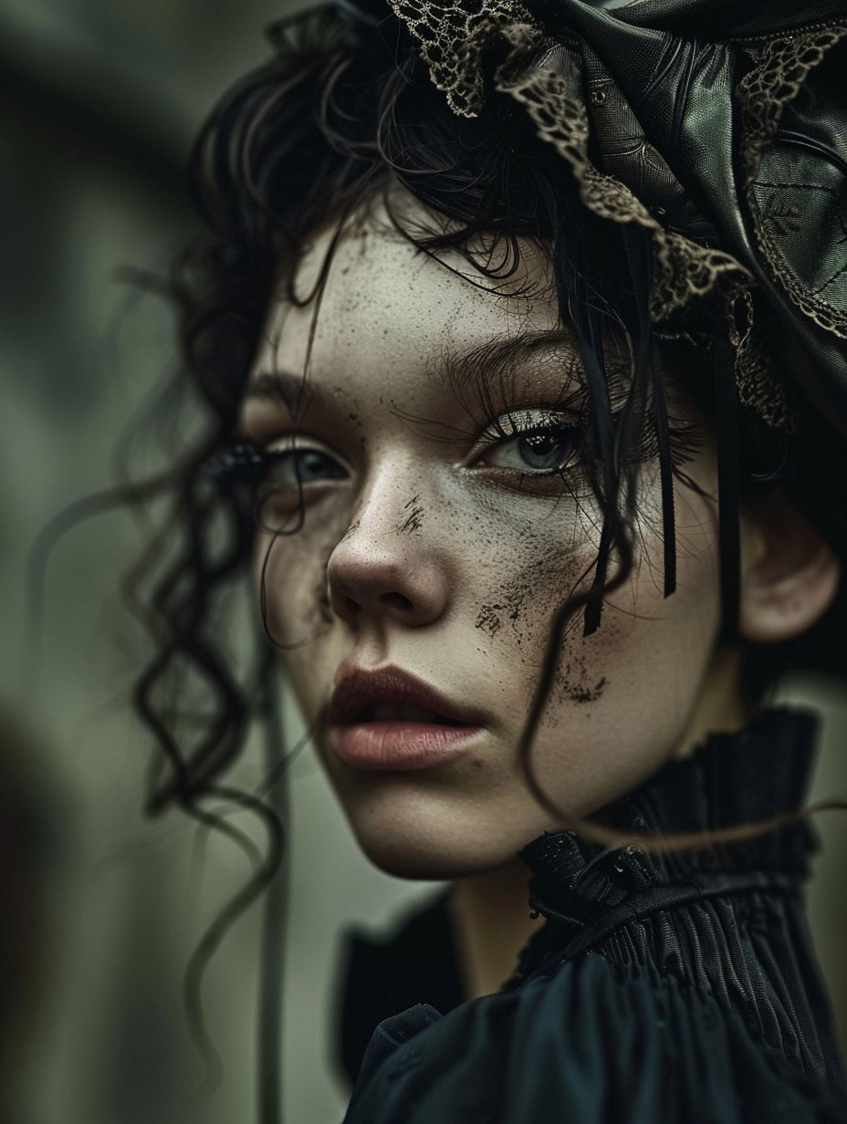 Dark Gothic Glamour Portrait - Image 3