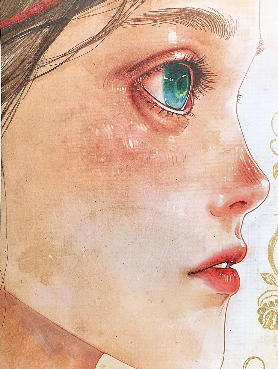 Ethereal Gazes in Watercolor - Image 4