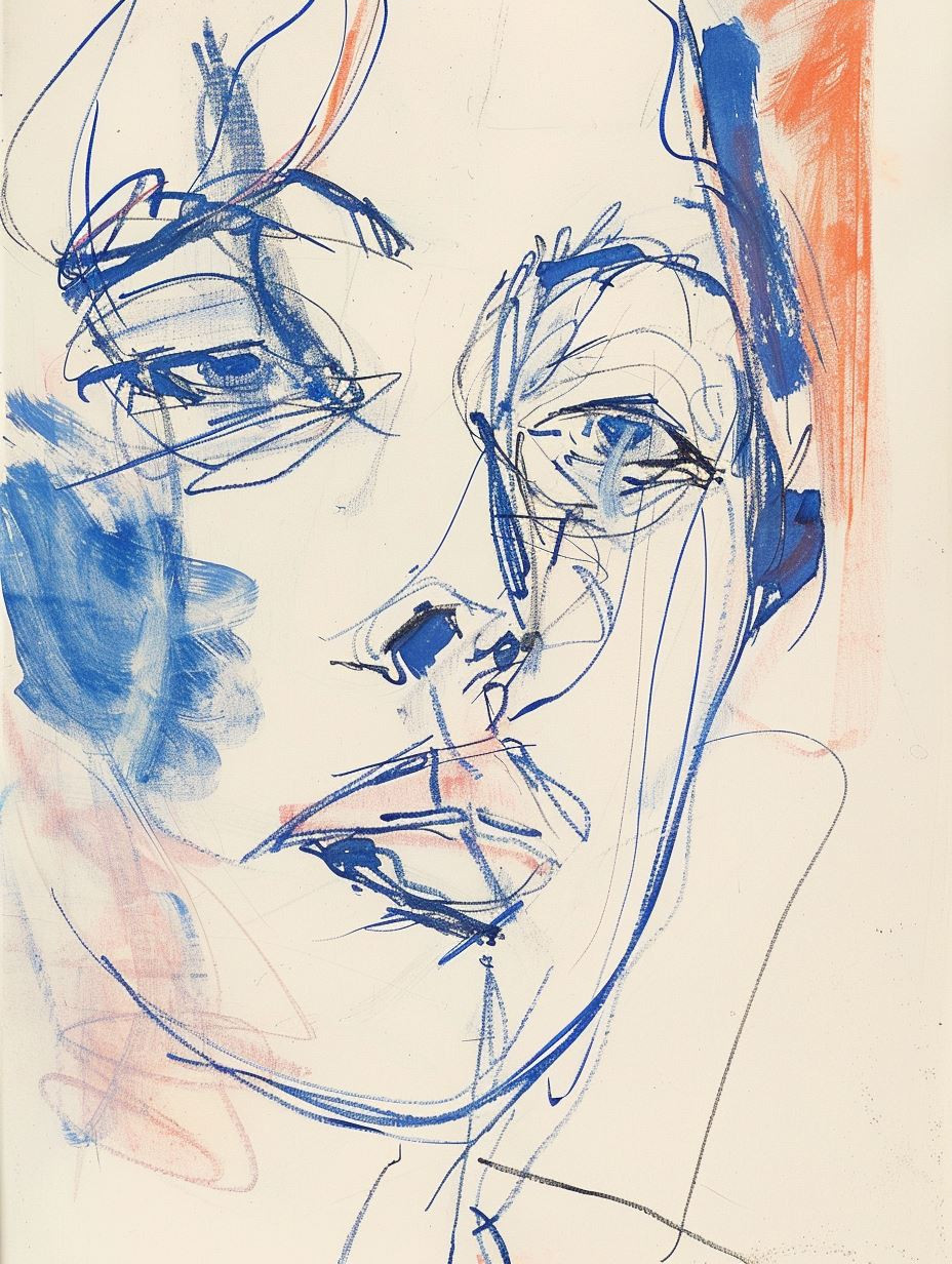 Azure Dreams Ethereal Portrait Studies - Image 3
