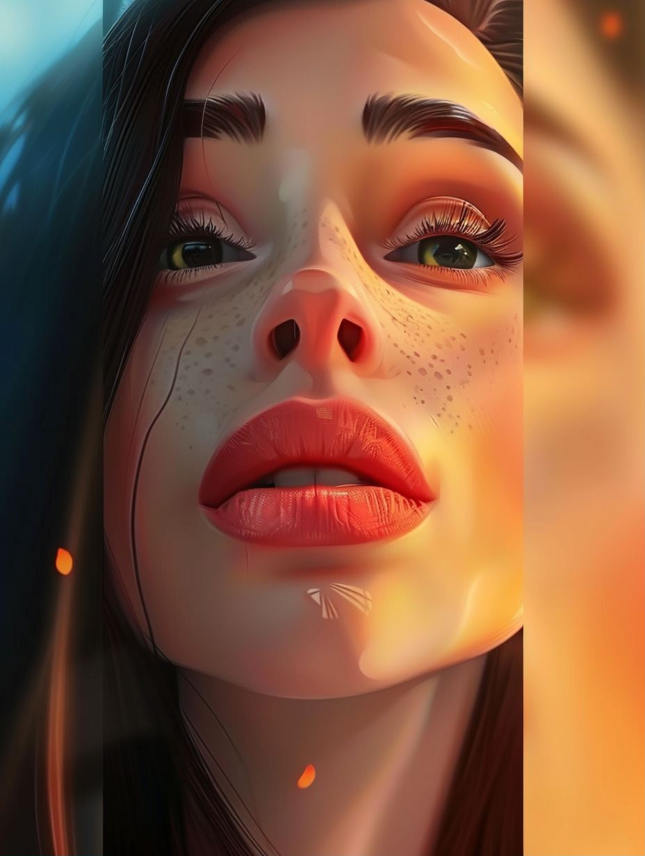 Ethereal Beauty: AI-Generated Portrait Collection - Image 1