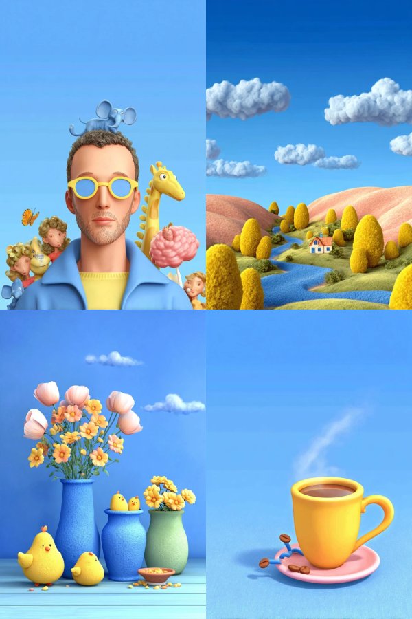 Whimsical Worlds of 3D Imagination