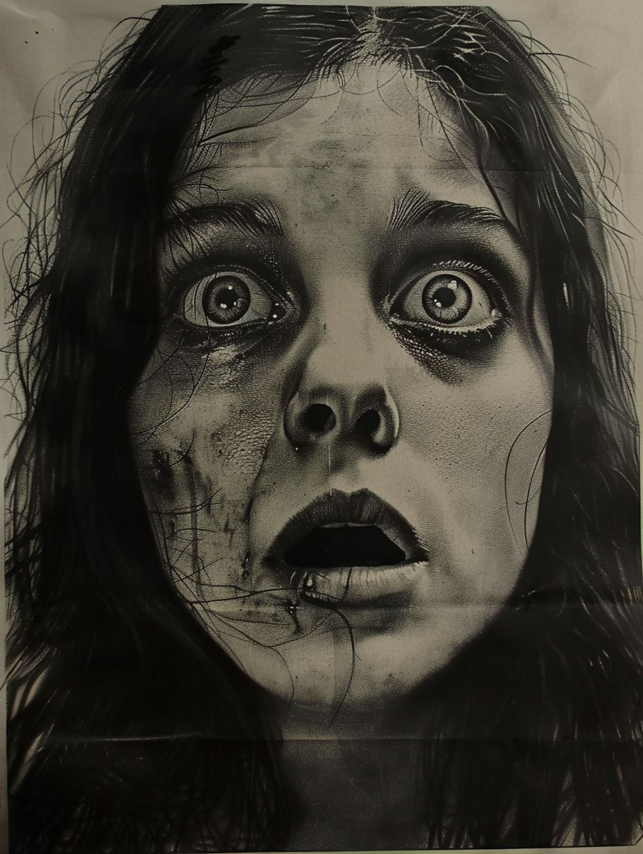 Surrealist Charcoal Portrait Study - Image 4