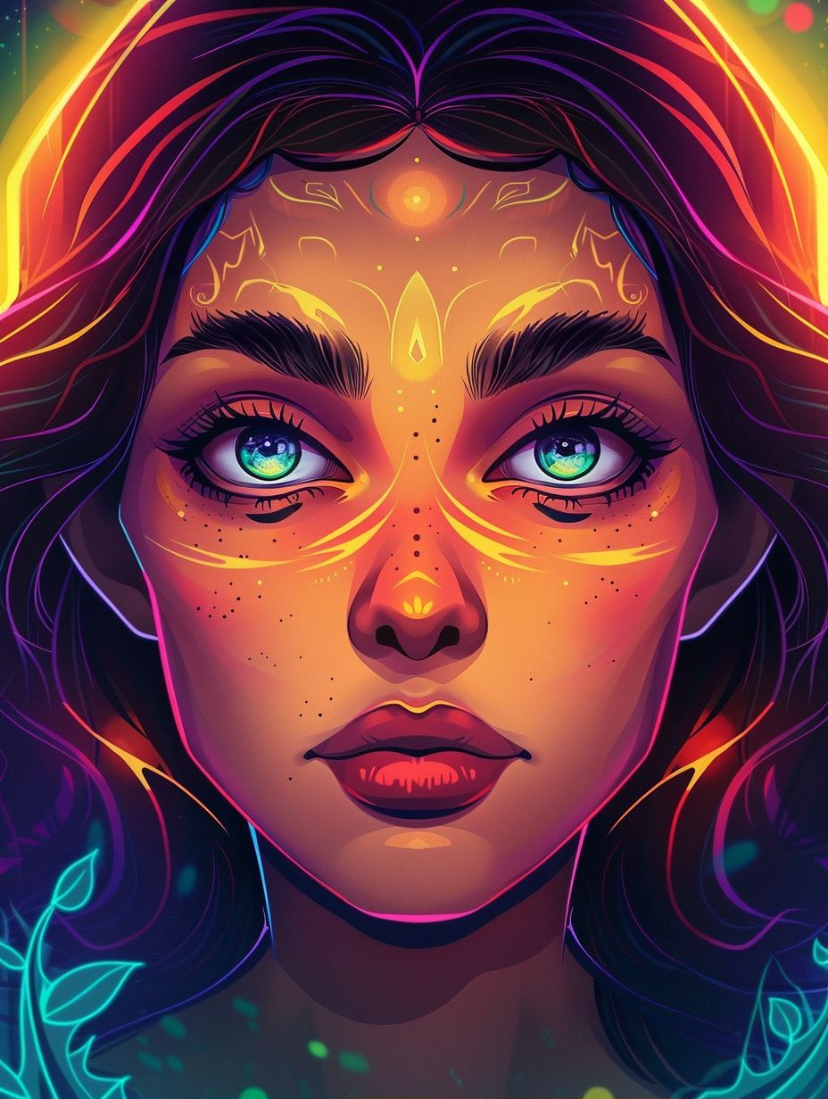 Vibrant Visions of Mystical Women - Image 2