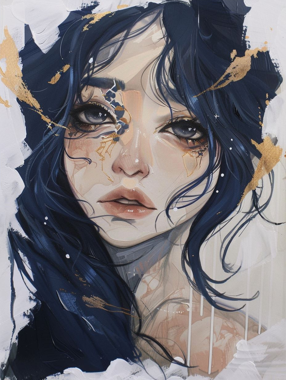 Ethereal Visions of Dark-Haired Beauties - Image 4