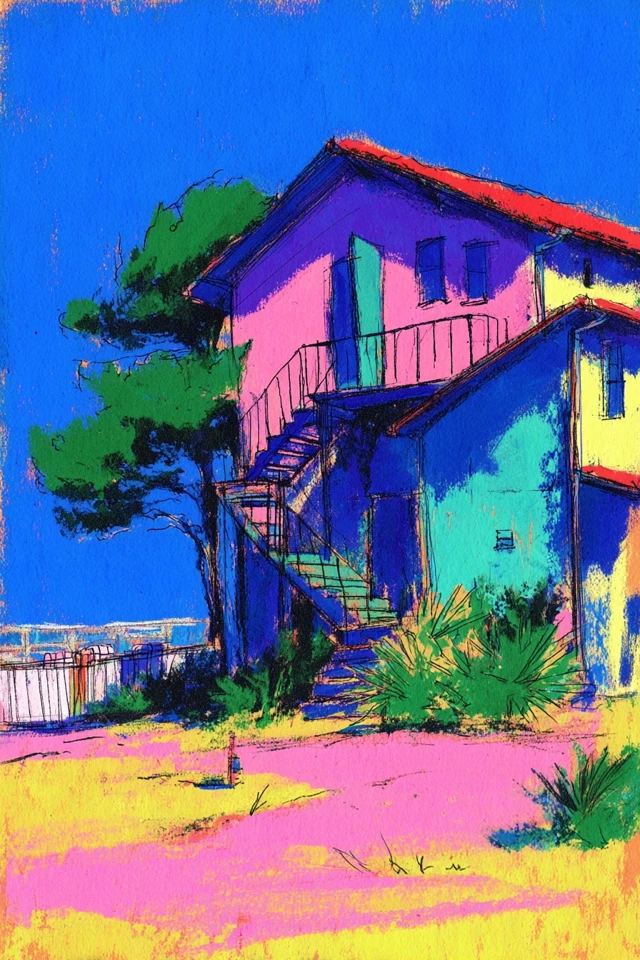 Neon Dreams: A Fauvist Quartet - Image 6