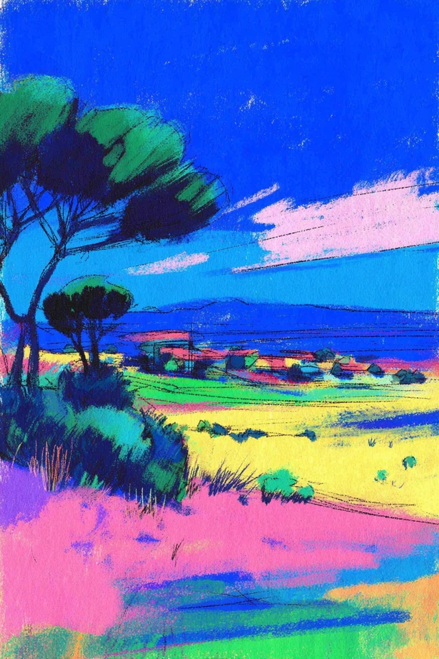 Neon Dreams: A Fauvist Quartet - Image 2