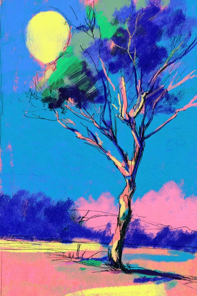 Neon Dreams: A Fauvist Quartet - Image 5