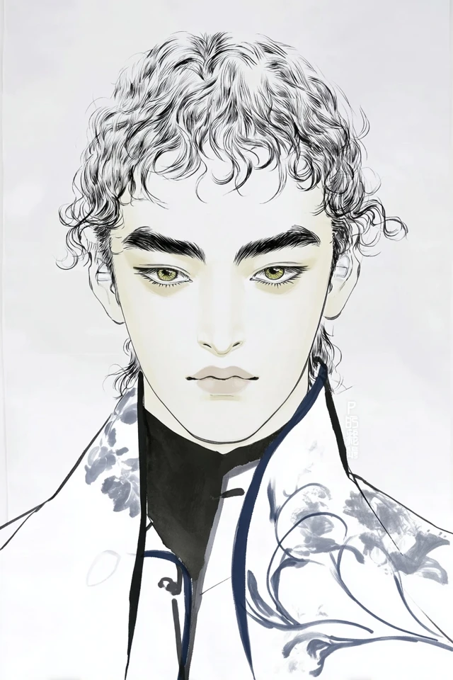 Ethereal Ink and Modern Elegance - Image 1