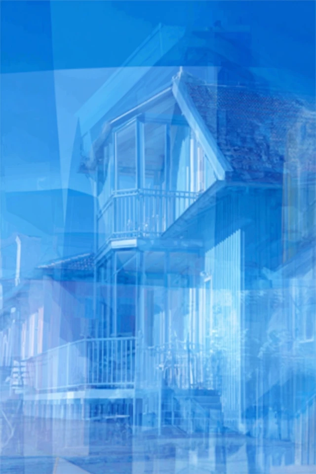 Azure Dreams: A Blue Collage - Image 6