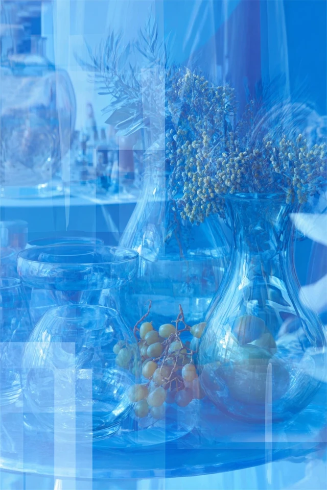 Azure Dreams: A Blue Collage - Image 3