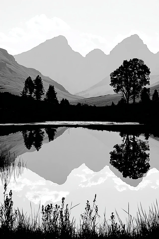 Classic Monochrome Elegance - Image 2