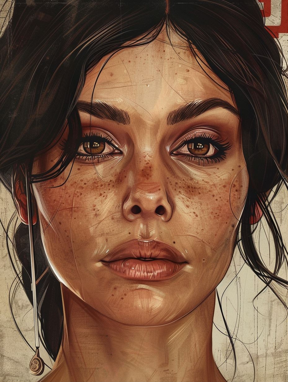 Raw Emotion: Digital Portrait Study - Image 1