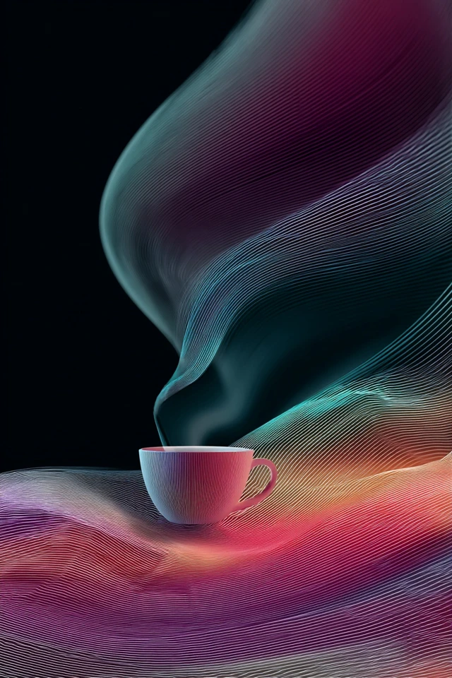 Neon Fiber Silhouette - Image 4