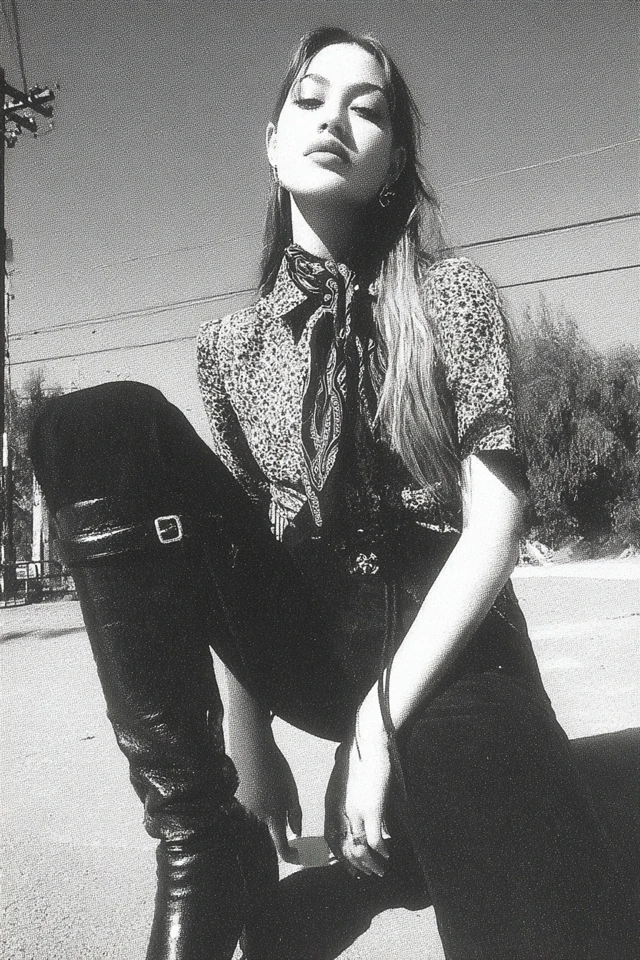 Noir Vintage Elegance - Image 1