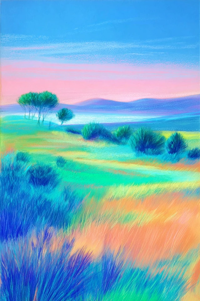 Vibrant Spectrum of Life and Stillness - Image 2