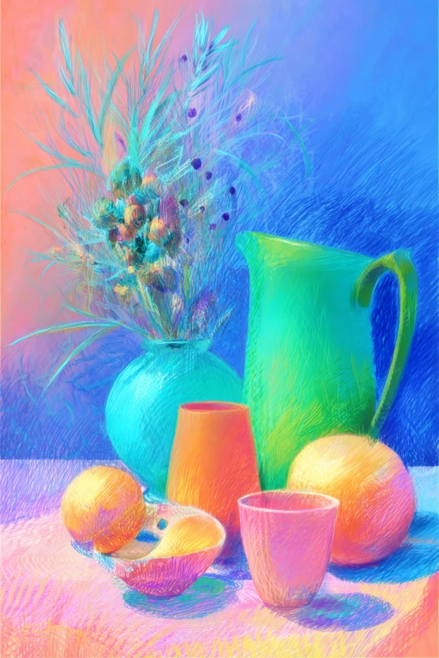 Vibrant Spectrum of Life and Stillness - Image 3