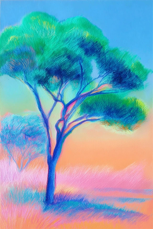 Vibrant Spectrum of Life and Stillness - Image 5