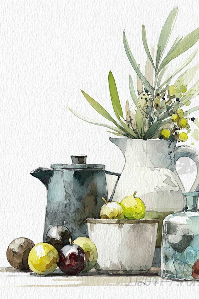Ethereal Watercolor Gaze - Image 3