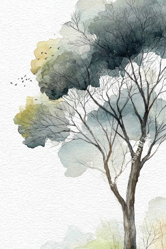 Ethereal Watercolor Gaze - Image 5