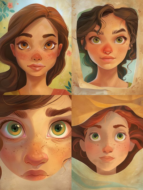 Whimsical Portraits of Freckled Girls