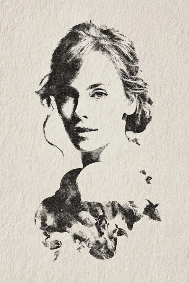 Ink Wash Elegance