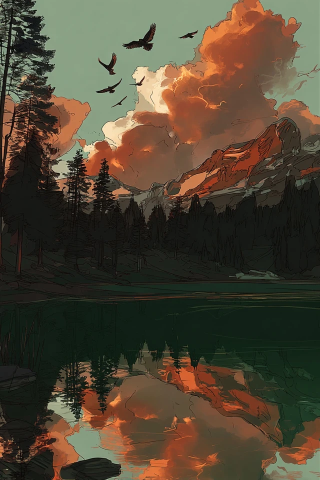 Autumnal Moods: A Digital Art Collage - Image 2