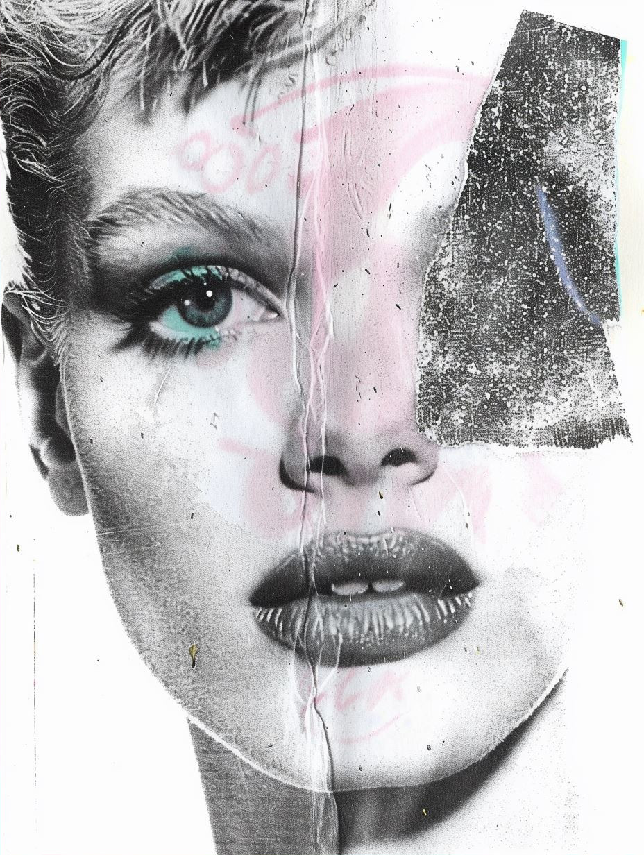 Neon Pastel Dream Portrait - Image 2