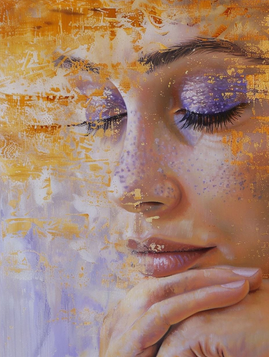 Gilded Fragment Portrait - Image 4