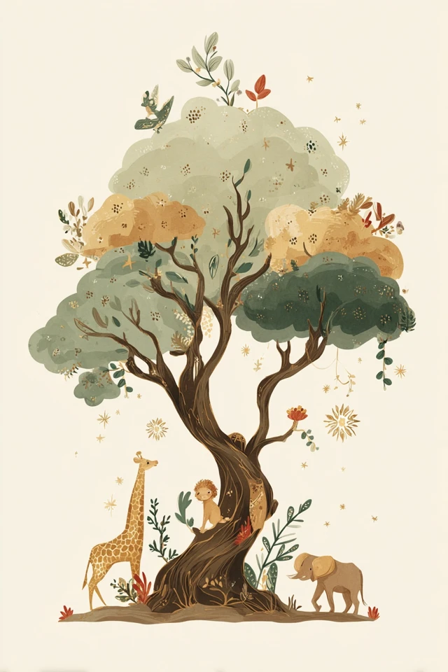 Golden Botanical Grace - Image 5