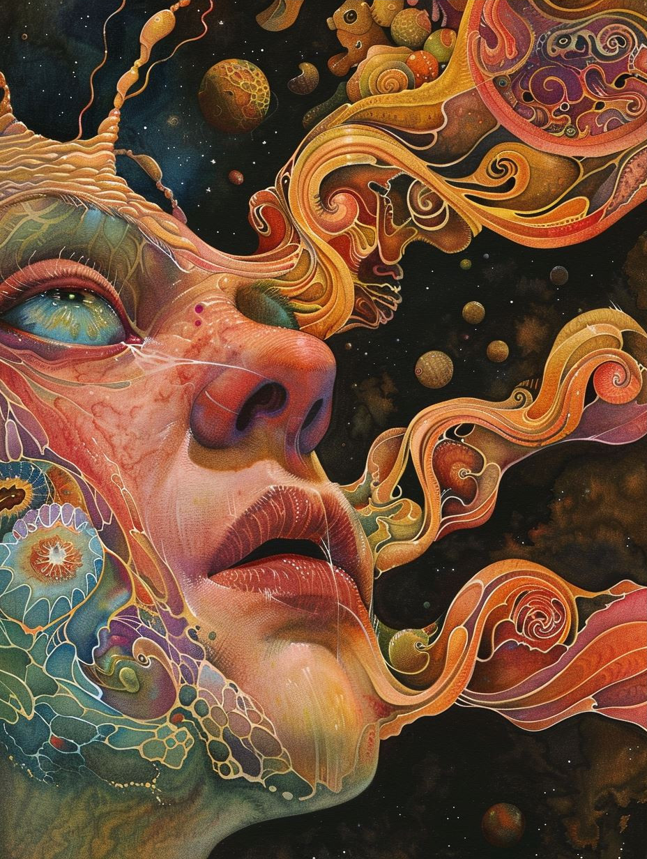 Surrealist Gaze of Ethereal Scales - Image 3