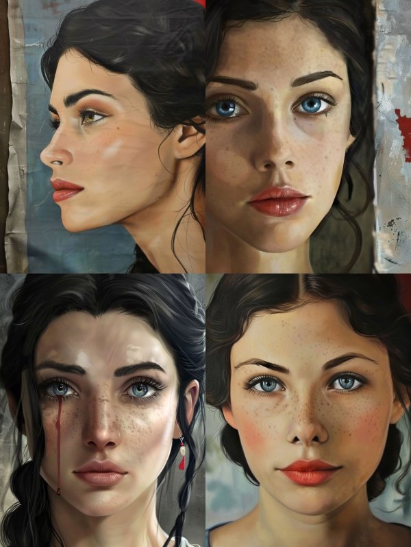 Four Faces of Ethereal Beauty