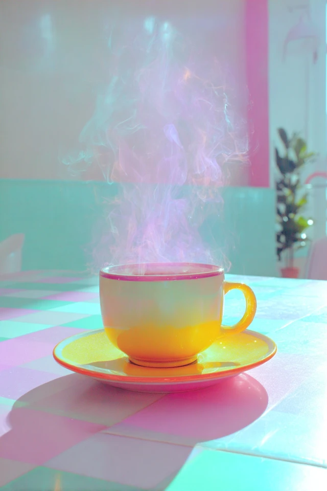 Neon Dreams: A Pastel Surrealist Collage - Image 4