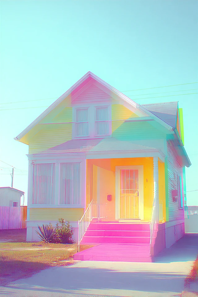 Neon Dreams: A Pastel Surrealist Collage - Image 6