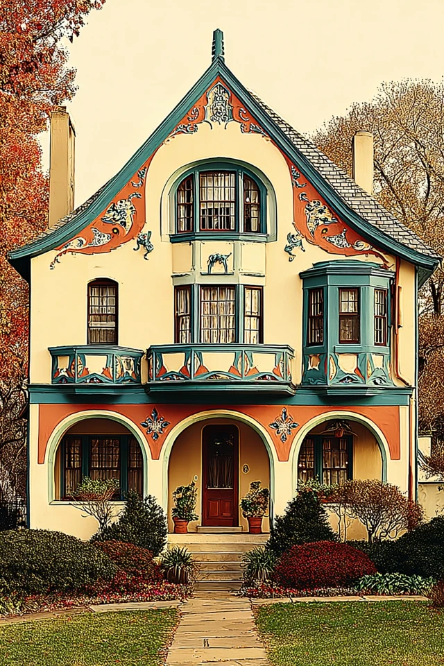 Art Nouveau Inspired Vintage Collage - Image 6