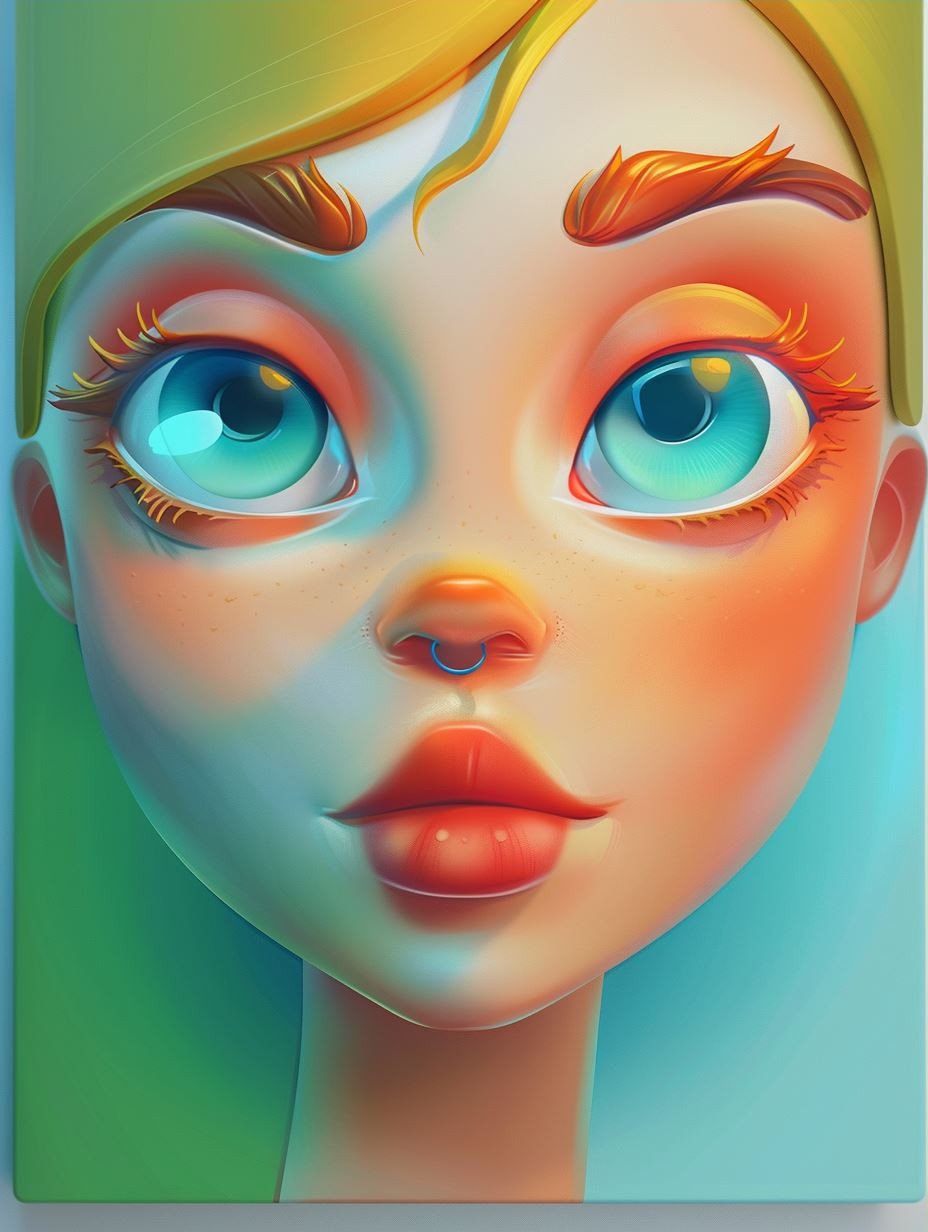 Whimsical Stylized Digital Portraits - Image 3