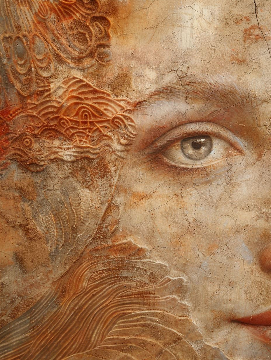 Ethereal Earthy Portrait Fragments - Image 4
