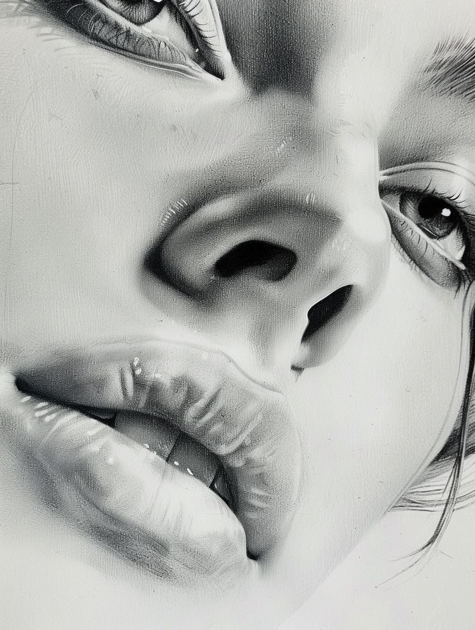 Ethereal Gazes: Hyper-Realistic Portrait Studies - Image 2