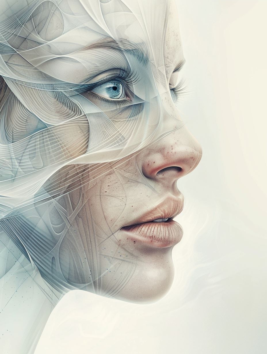 Fragile Glass Veil Portrait - Image 3