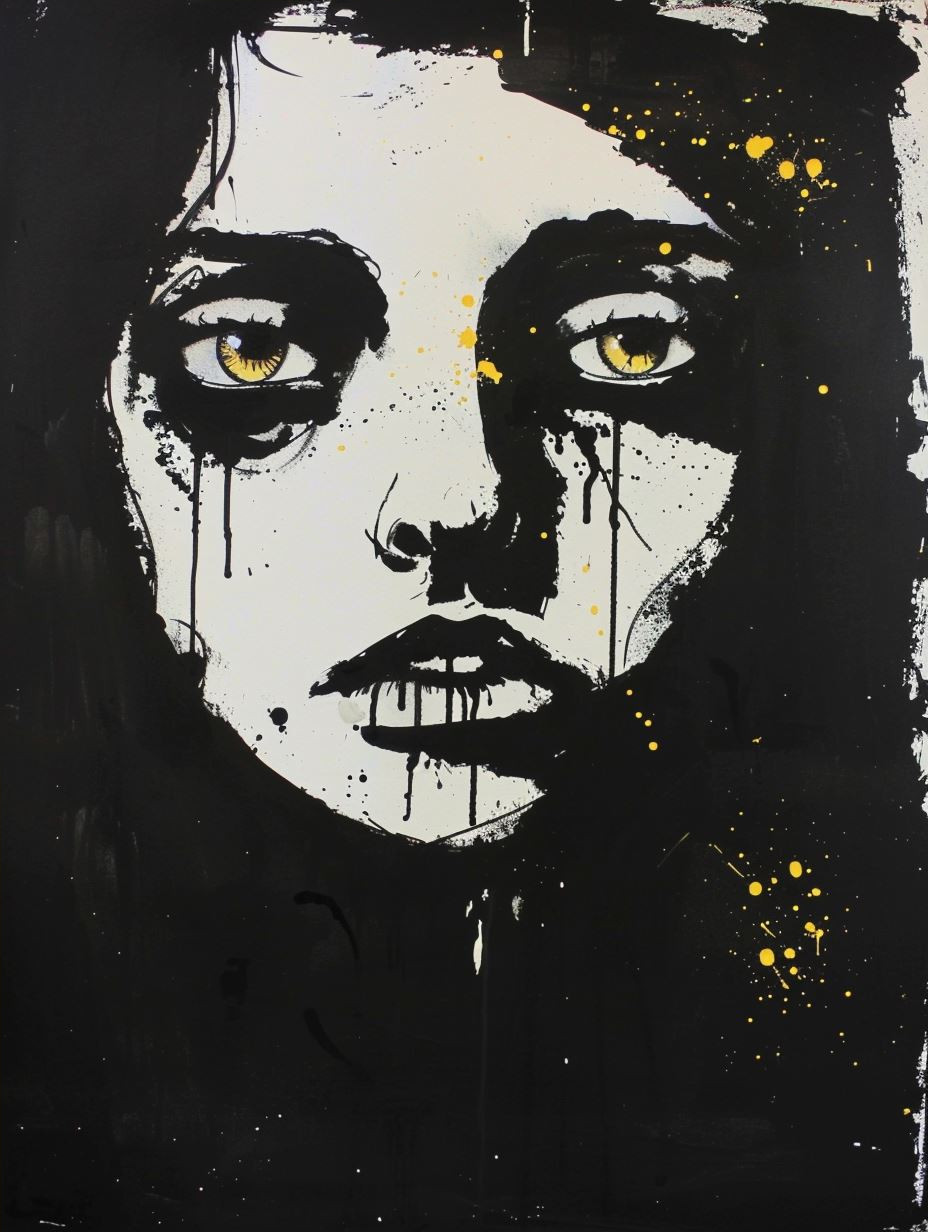 Melancholy in Ink and Gold - Image 4
