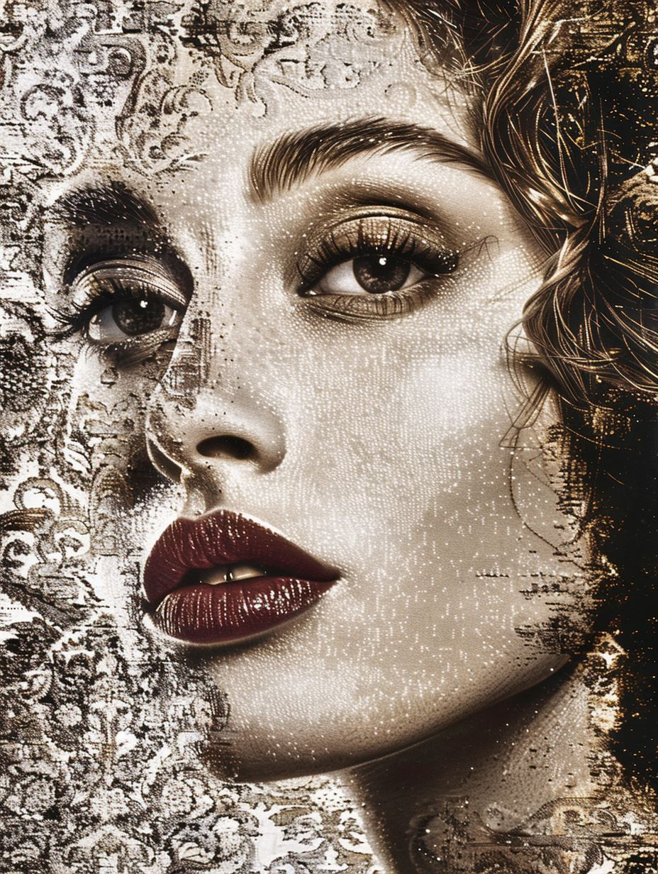 Ethereal Faces Through Liquid Glass - Image 4