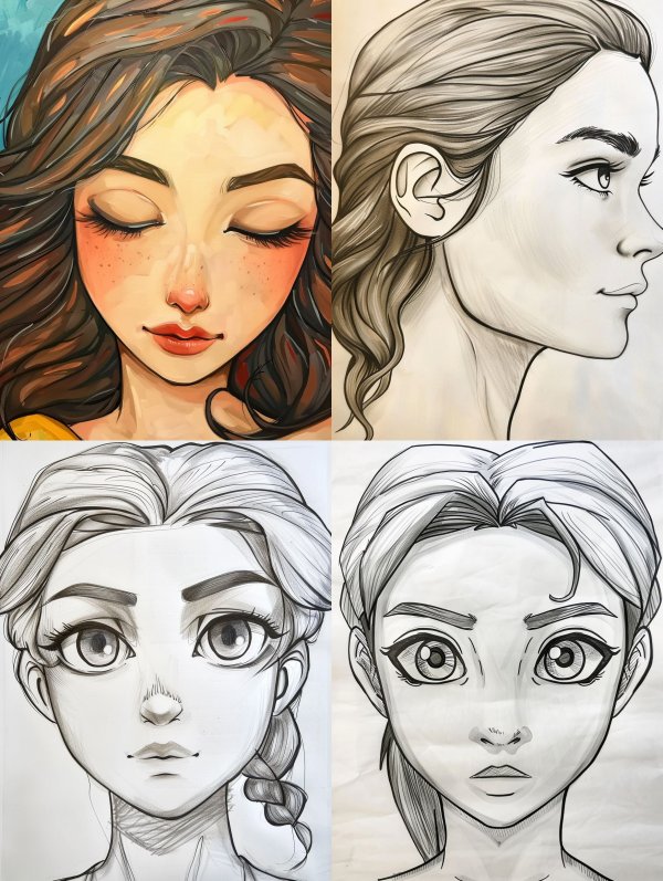 Ethereal Female Portrait Study