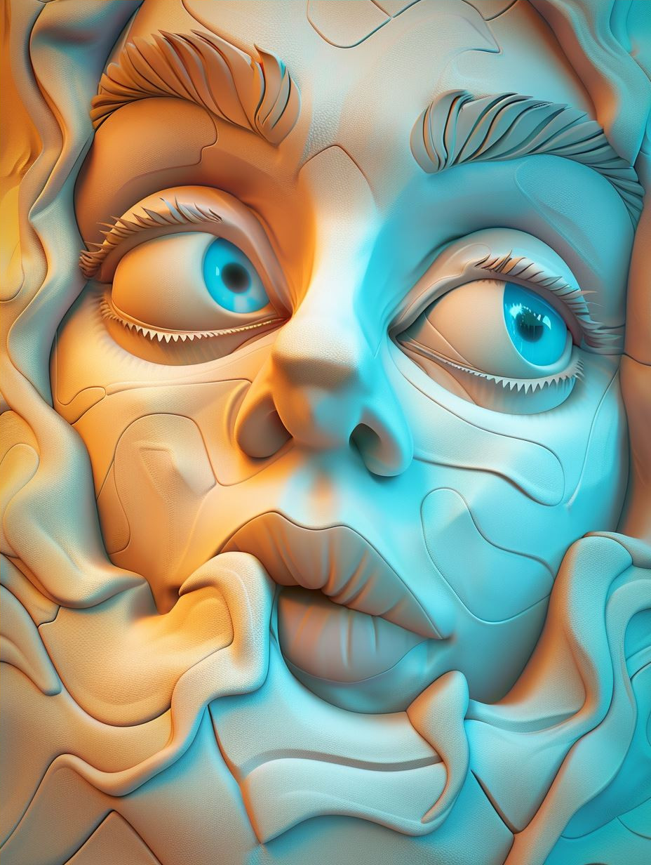 Surreal Sculpted Ethereal Portraits - Image 4
