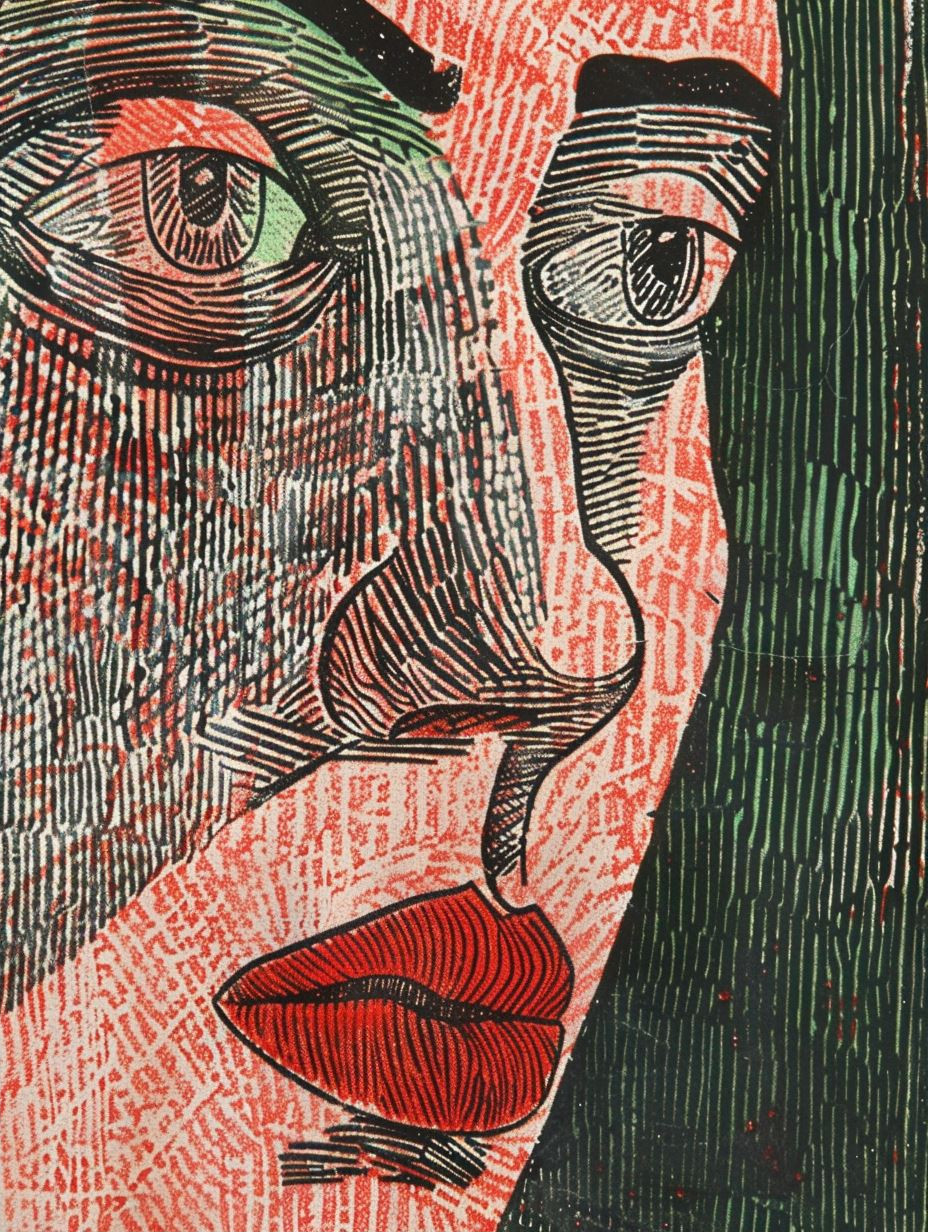 Etched Soul in Ink Lines - Image 2